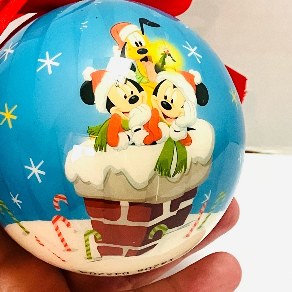 Disney Mickey Mouse & Friends Christmas Ball Ornament No Box Read - Picture 2 of 8